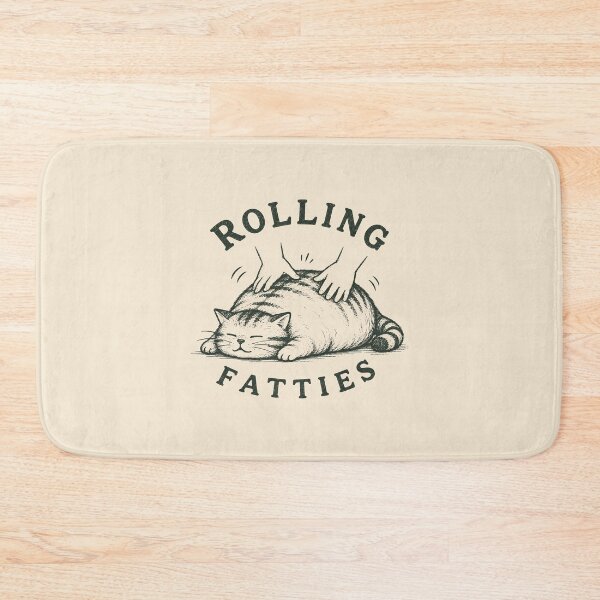 Item preview, Rolling Fatties Funny Cat  designed and sold by zoes-ink.