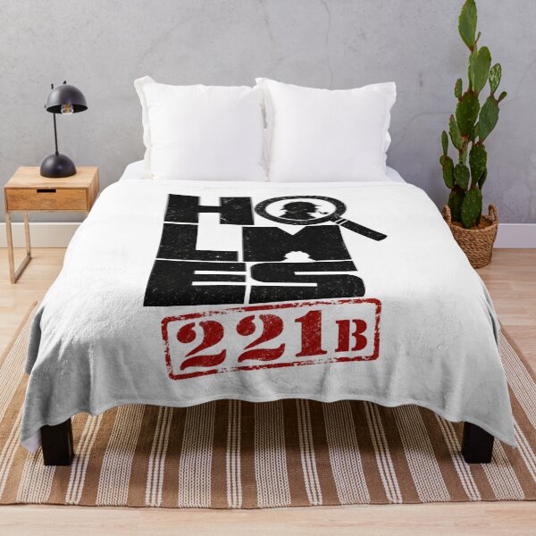 Item preview, Holmes 221B Magnifying Glass Typographic Sherlock Holmes Graphic designed and sold by Fenay Designs.