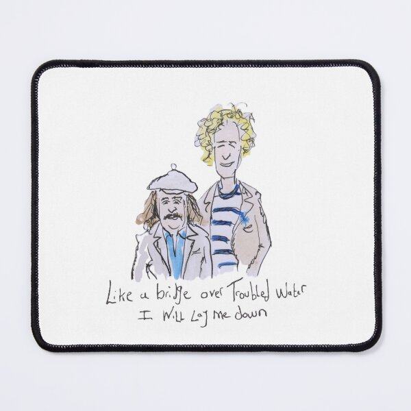 Item preview, 1960s folk duo designed and sold by Inky Fingers Illustrations.