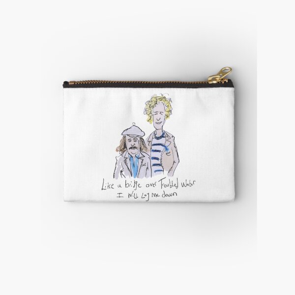 Item preview, 1960s folk duo designed and sold by Inky Fingers Illustrations.