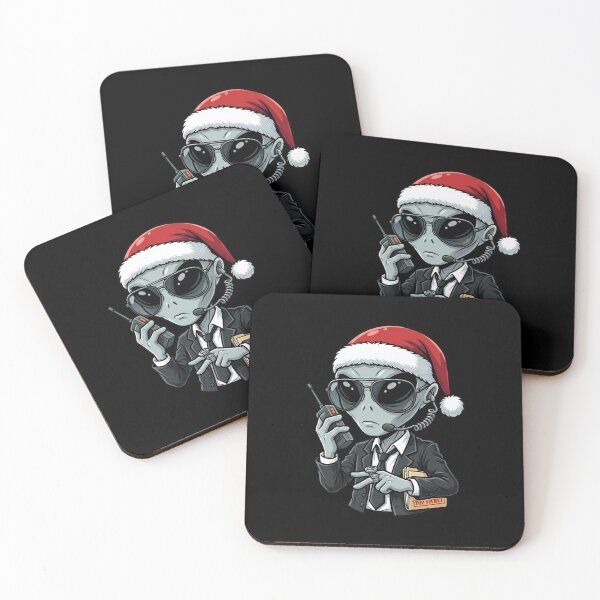 Item preview, Funny Christmas Alien Secret Service Bodyguard designed and sold by Sunkhung.