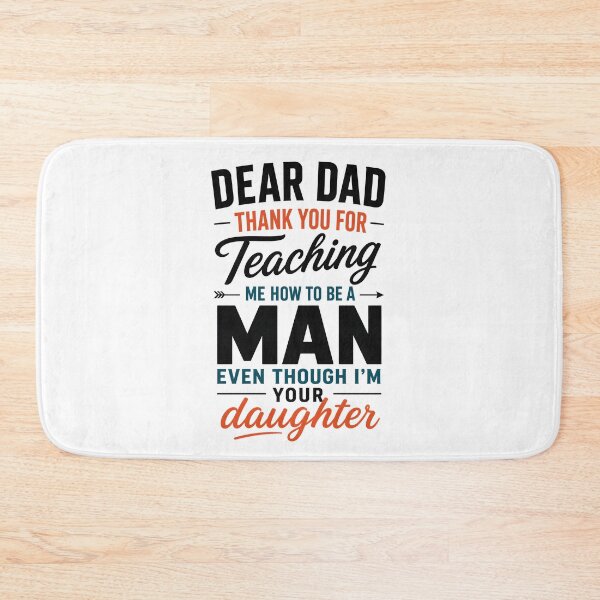 Item preview, Dear Dad Thank You for Teaching Me How to Be A Man designed and sold by zoes-ink.
