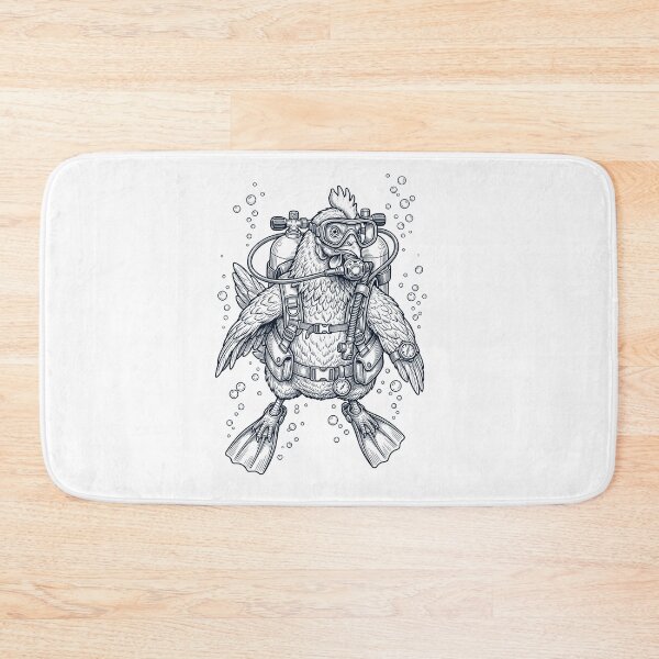 Item preview, Chicken Scuba Diving Diver Animal Lover designed and sold by TerryConnells.