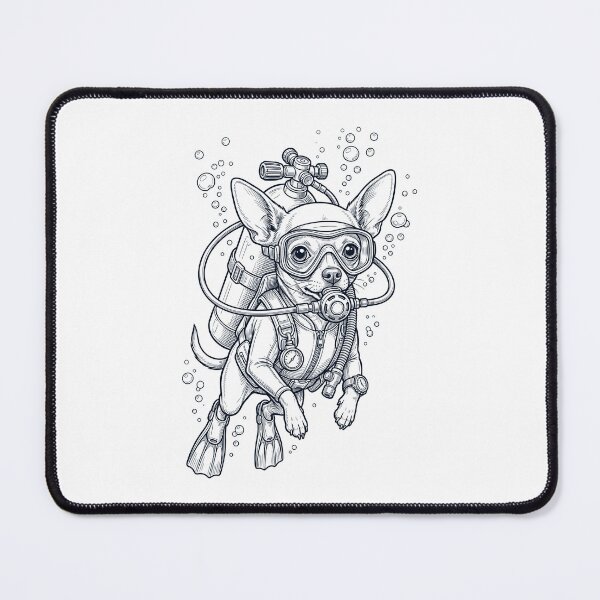 Item preview, Chihuahua Scuba Diving Diver Dog Owner designed and sold by TerryConnells.