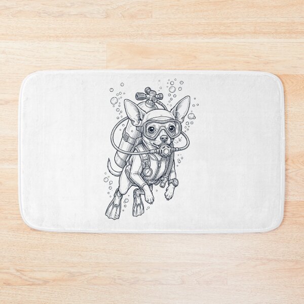 Item preview, Chihuahua Scuba Diving Diver Dog Owner designed and sold by TerryConnells.