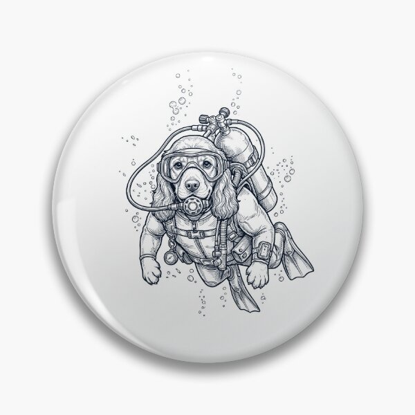 Item preview, Cocker Spaniel Scuba Diving Diver Dog Owner designed and sold by TerryConnells.