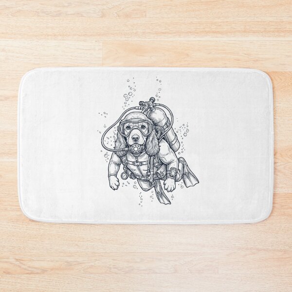Item preview, Cocker Spaniel Scuba Diving Diver Dog Owner designed and sold by TerryConnells.