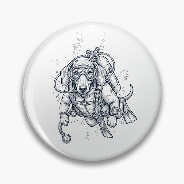 Item preview, Dachshund Scuba Diving Diver Dog Owner designed and sold by TerryConnells.