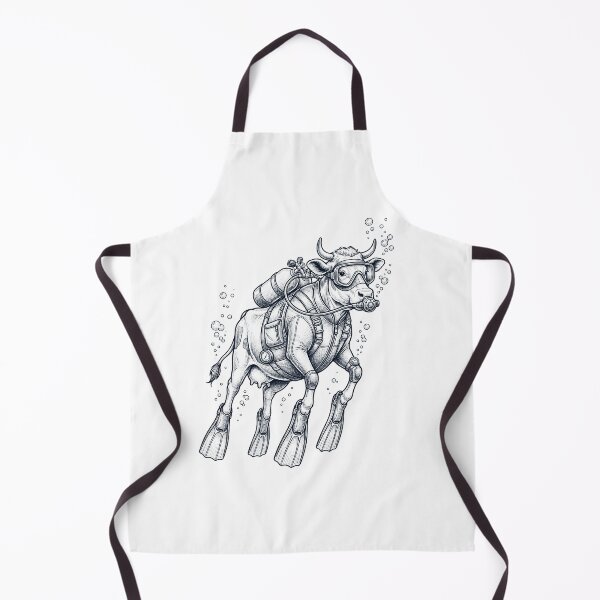 Item preview, Cow Scuba Diving Diver Animal Lover designed and sold by TerryConnells.