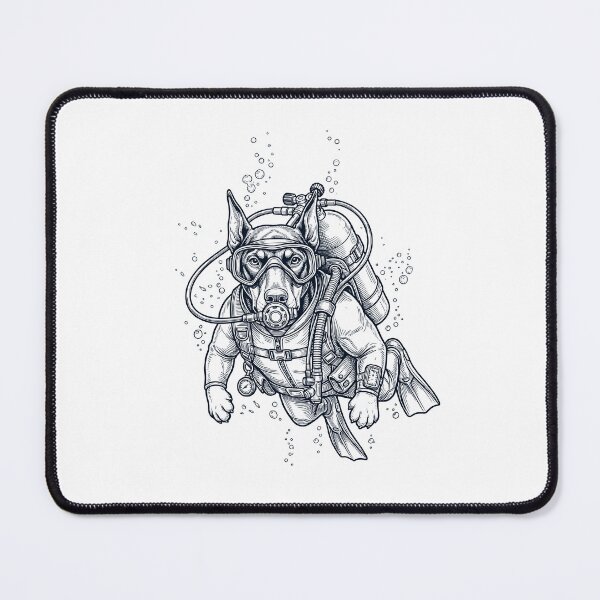Item preview, Doberman Pinscher Scuba Diving Diver Dog Owner designed and sold by TerryConnells.