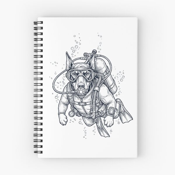 Item preview, Doberman Pinscher Scuba Diving Diver Dog Owner designed and sold by TerryConnells.