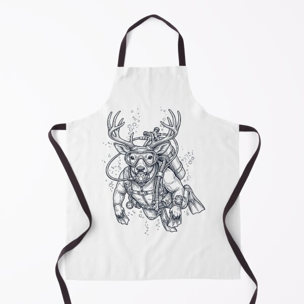 Item preview, Deer Scuba Diving Diver Animal Lover designed and sold by TerryConnells.