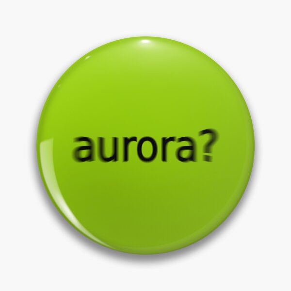 Item preview, Aurora Supreme Green Question Unique Artwork Sign designed and sold by Doctor Schtrudel.
