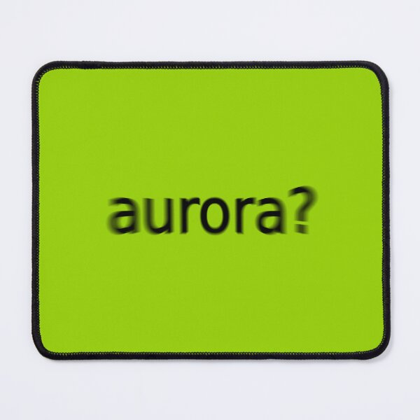 Item preview, Aurora Supreme Green Question Unique Artwork Sign designed and sold by Doctor Schtrudel.