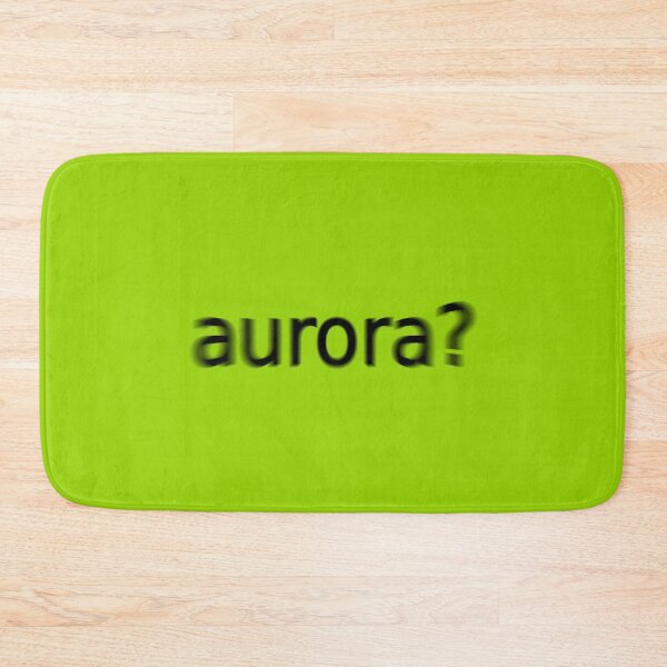 Item preview, Aurora Supreme Green Question Unique Artwork Sign designed and sold by Doctor Schtrudel.