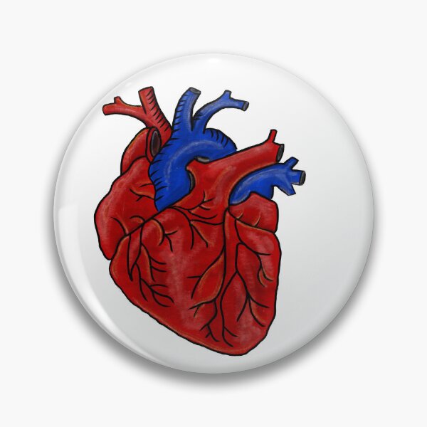 Item preview, Anatomical Heart Study Medical Art designed and sold by DoodlingMissy.