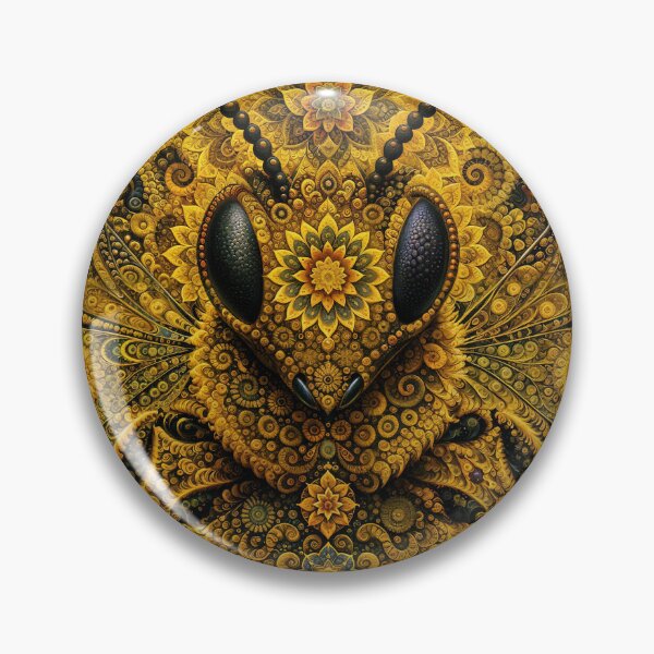 Item preview, Fractal Mandala Bee designed and sold by Newstreams.