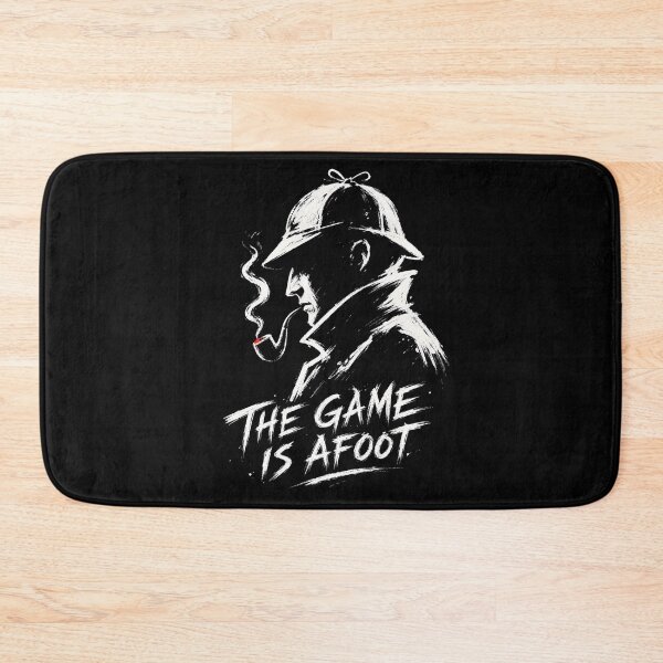 Item preview, The Game Is Afoot Sherlock Holmes Sketch Brush Art Portrait designed and sold by Fenay Designs.