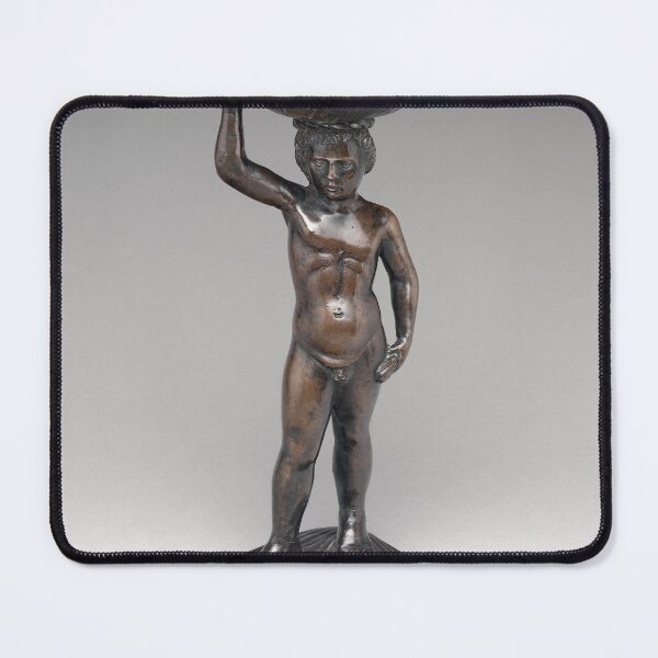 Item preview, Boy With Candlestick On Shell | Skull Art designed and sold by GammaRay.