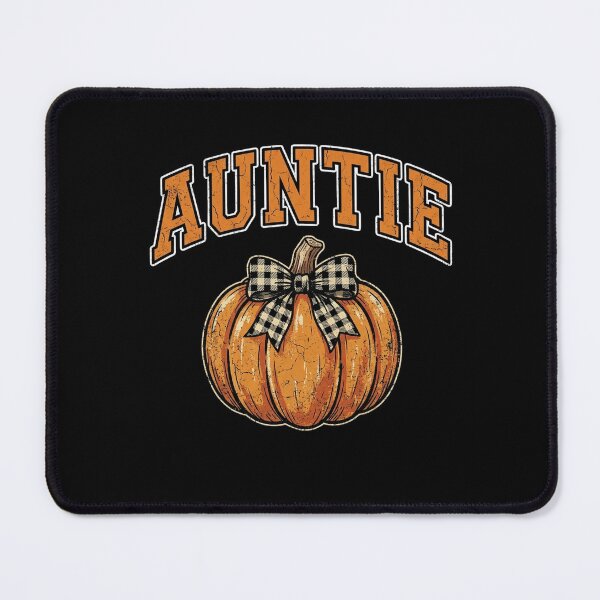 Item preview, Auntie Pumpkin Fall Harvest Season Plaid Bow Thanksgiving designed and sold by longngusuc.