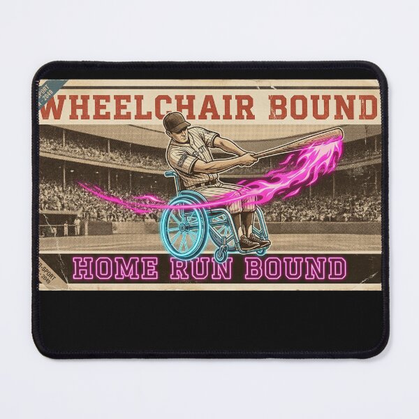 Item preview, Wheelchair Bound Home Run Bound - Cyber Sport Baseball designed and sold by SlavicKemp.