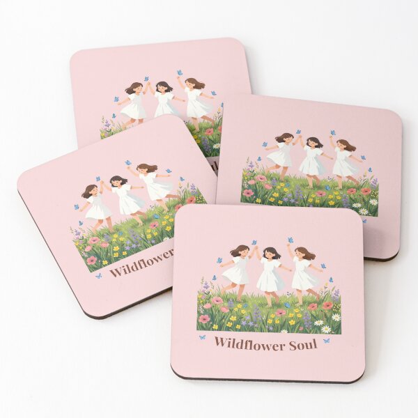 Item preview, Wildflower Soul – Dancing Friends in a Spring Meadow designed and sold by BCapybara.