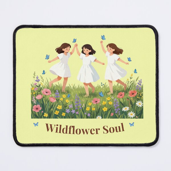 Item preview, Wildflower Soul – Dancing Friends in a Spring Meadow designed and sold by BCapybara.