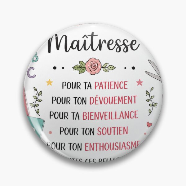 Artikelvorschau, Becher remerciement maîtresse français  entworfen und verkauft von ArtSpace04.