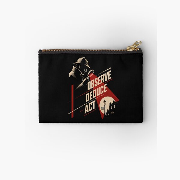 Item preview, Observe Deduce Act Sherlock Holmes Geometric Constructivist Art designed and sold by Fenay Designs.