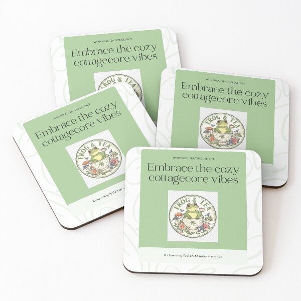 Item preview, Frog & Tea - Whimsical Cottagecore Frog Badge for Tea Lovers & Cozy Gift designed and sold by RedRubyBubble.
