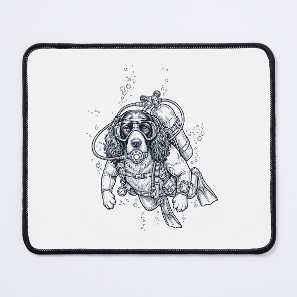 Item preview, English Springer Spaniel Scuba Diving Diver Dog Owner designed and sold by TerryConnells.