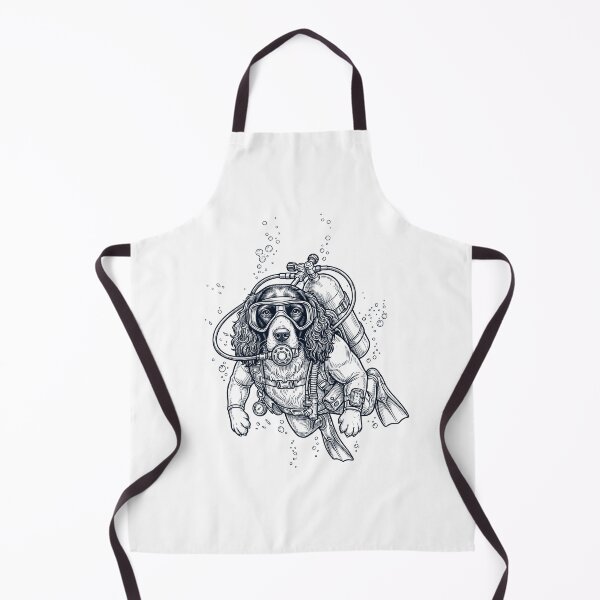 Item preview, English Springer Spaniel Scuba Diving Diver Dog Owner designed and sold by TerryConnells.