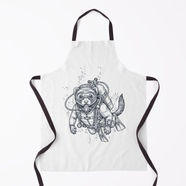 Item preview, Ferret Scuba Diving Diver Animal Lover designed and sold by TerryConnells.