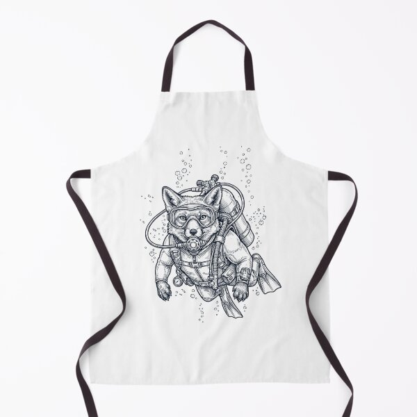Item preview, Fox Scuba Diving Diver Animal Lover designed and sold by TerryConnells.