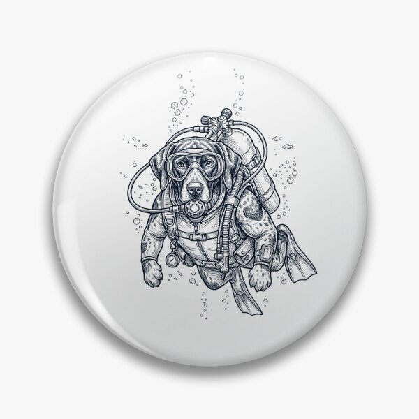 Item preview, German Shorthaired Pointer Scuba Diving Diver Dog Owner designed and sold by TerryConnells.