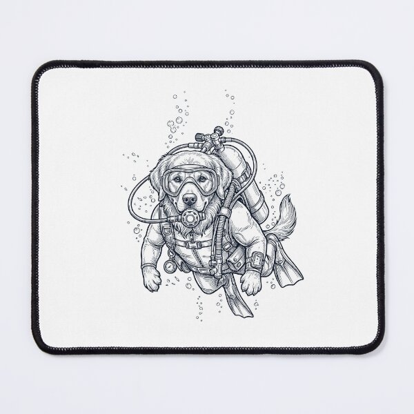 Item preview, Golden Retriever Scuba Diving Diver Dog Owner designed and sold by TerryConnells.