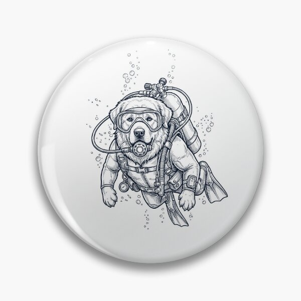 Item preview, Great Pyrenees Scuba Diving Diver Dog Owner designed and sold by TerryConnells.