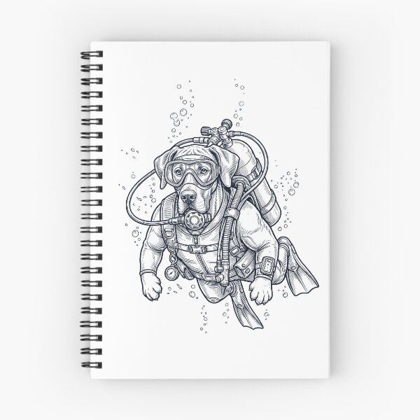 Item preview, Great Dane Scuba Diving Diver Dog Owner designed and sold by TerryConnells.