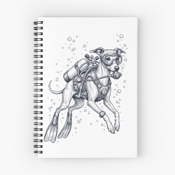 Item preview, Greyhound Scuba Diving Diver Dog Owner designed and sold by TerryConnells.