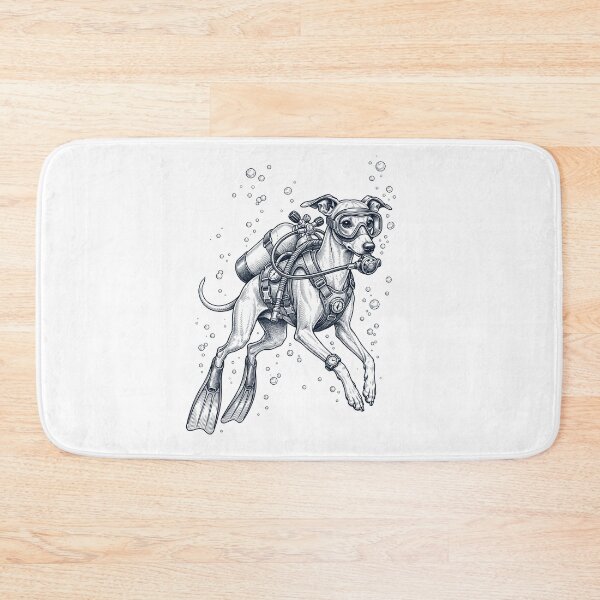 Item preview, Greyhound Scuba Diving Diver Dog Owner designed and sold by TerryConnells.