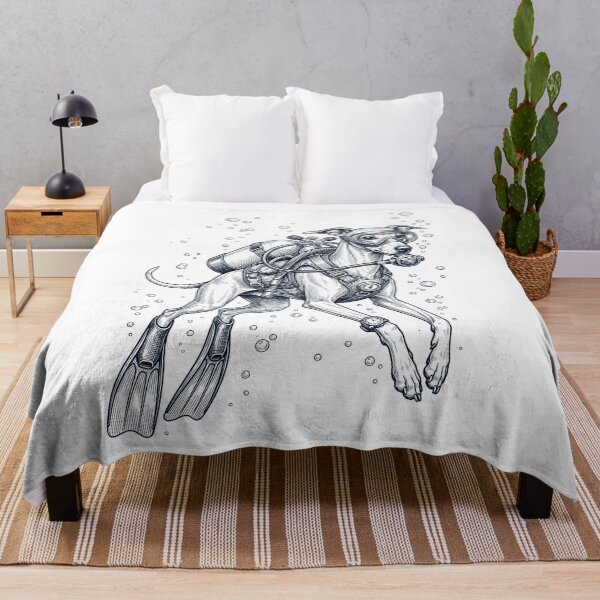 Item preview, Greyhound Scuba Diving Diver Dog Owner designed and sold by TerryConnells.