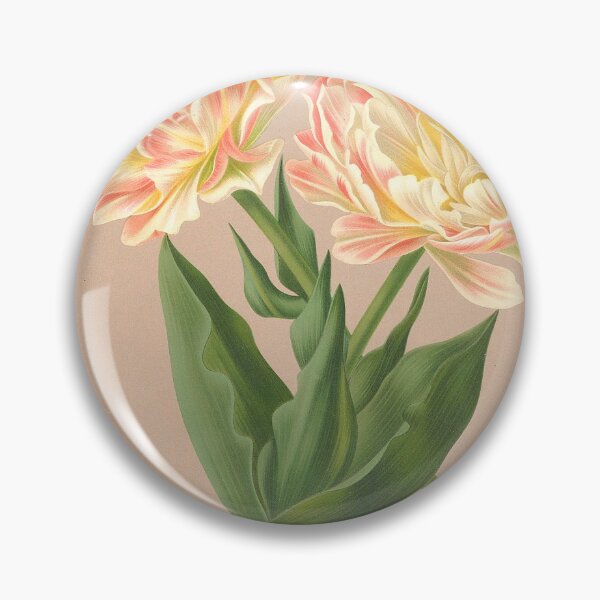 Item preview, Double Tulip Flower Drawing | Botanical Art designed and sold by GammaRay.