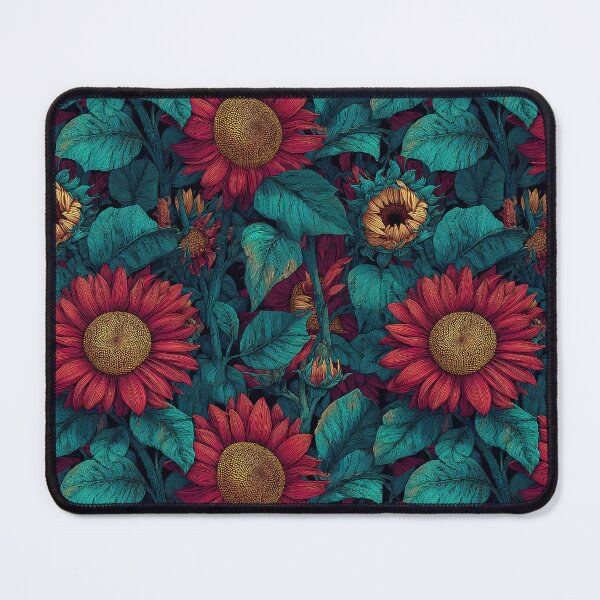Item preview, Ornamental Sunflower Flower - Tropical Flower Pattern - Valentines Gifts designed and sold by RoyalStarsPatts.