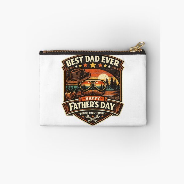 Item preview, Retro Badge Best Dad Ever Father’s Day designed and sold by mbmstores.