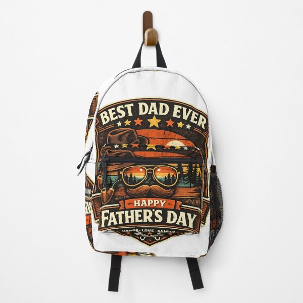 Item preview, Retro Badge Best Dad Ever Father’s Day designed and sold by mbmstores.