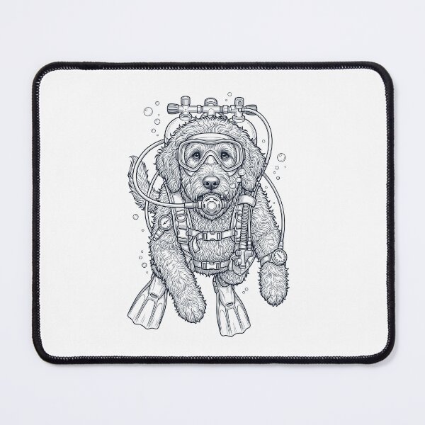 Item preview, Goldendoodle Scuba Diving Diver Dog Owner designed and sold by TerryConnells.
