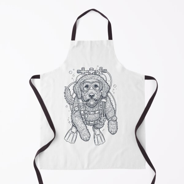 Aperçu de l'œuvre Propriétaire d'un Goldendoodle plongeur sous-marin créée et vendue par TerryConnells.