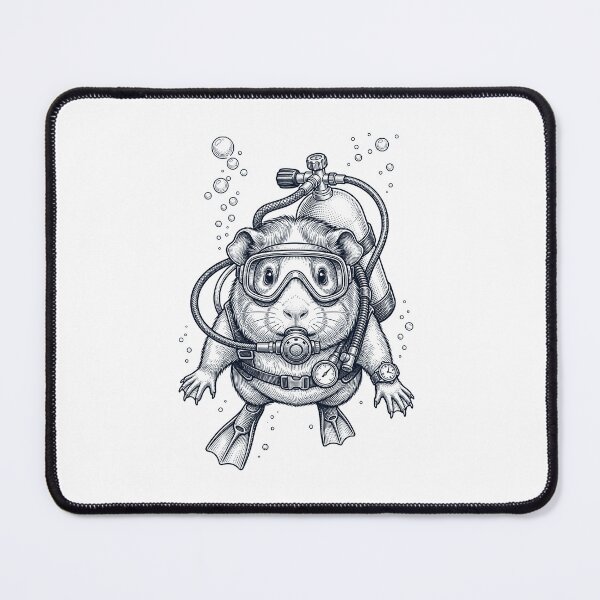 Item preview, Guinea Pig Scuba Diving Diver Animal Lover designed and sold by TerryConnells.
