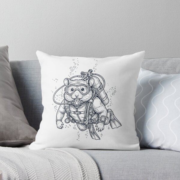 Item preview, Hamster Scuba Diving Diver Animal Lover designed and sold by TerryConnells.