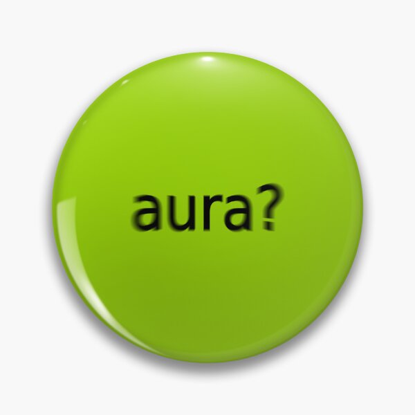 Item preview, Aura Supreme Green Question Unique Artwork Sign designed and sold by Doctor Schtrudel.